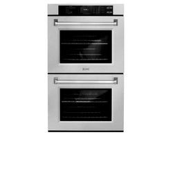 ZLINE 30 in. Professional True Convection Double Wall Oven with Air Fry and Self Clean in DuraSnow® Stainless Steel (WADS-30)