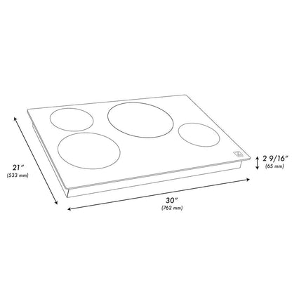 ZLINE 30 in. Induction Cooktop with 4 Burners (RCIND-30)