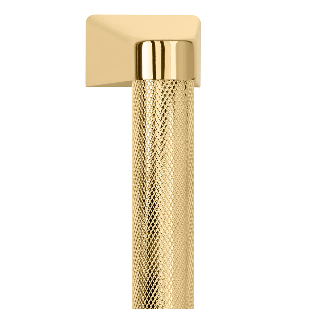 ZLINE Autograph Edition 24 in. Microwave Helix Handle (Set of 1) in Polished Gold (MWHZ-24-K-G)