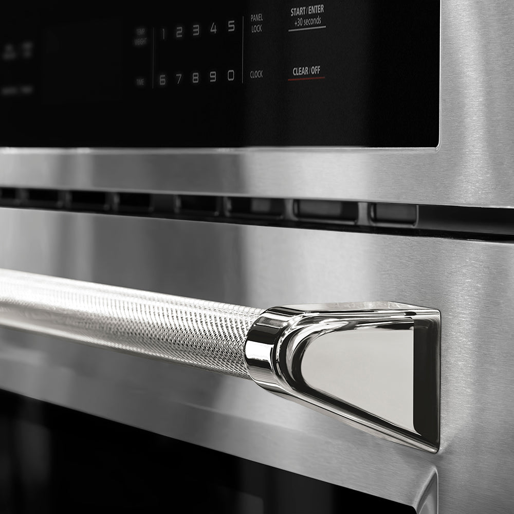 ZLINE Autograph Edition 30 in. Microwave Helix Handle (Set of 1) in Polished Nickel (MWHZ-30-K-PN)