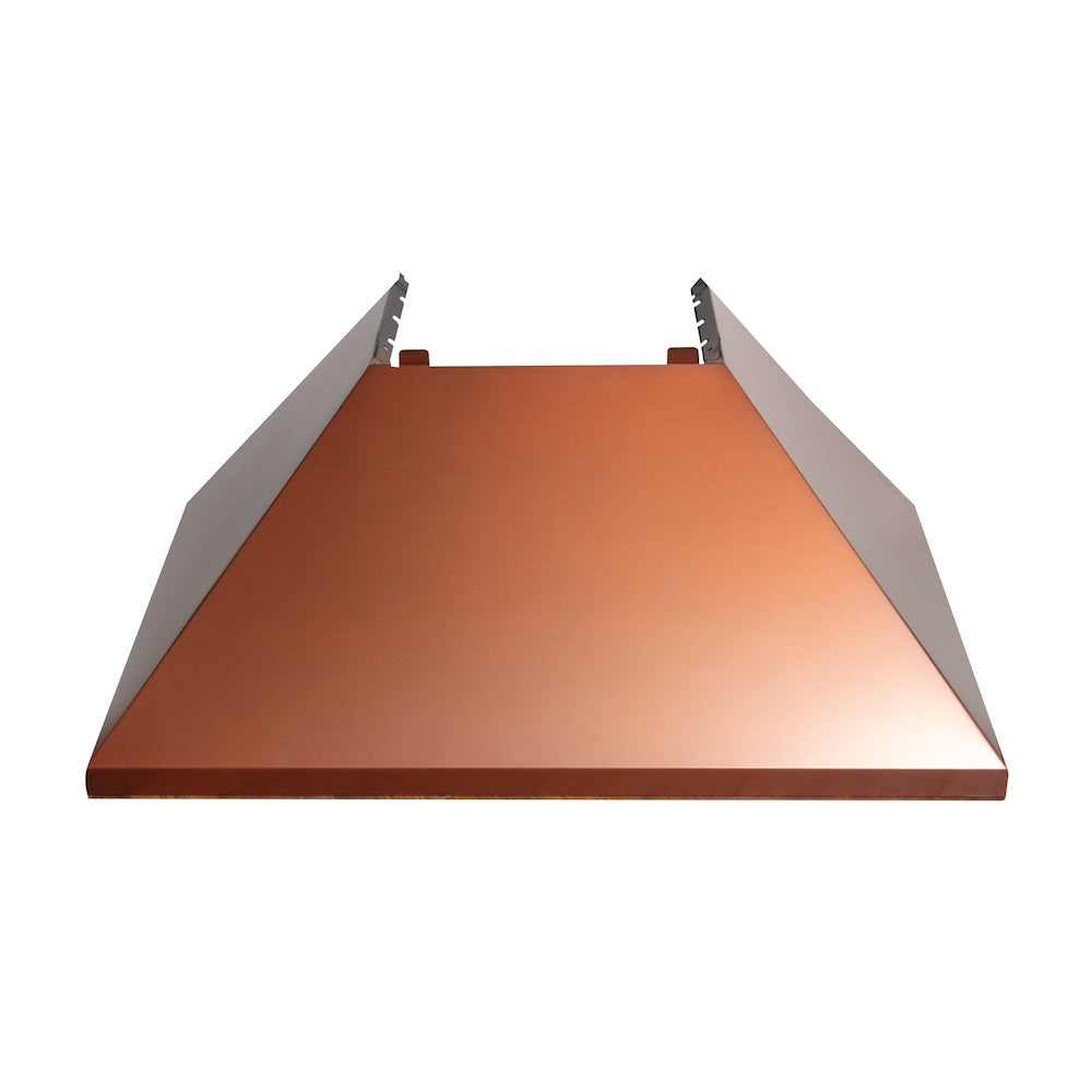 ZLINE 30 in. Ducted Satin Stainless Steel Wall Mount Range Hood with Copper Shell (8654C-30)