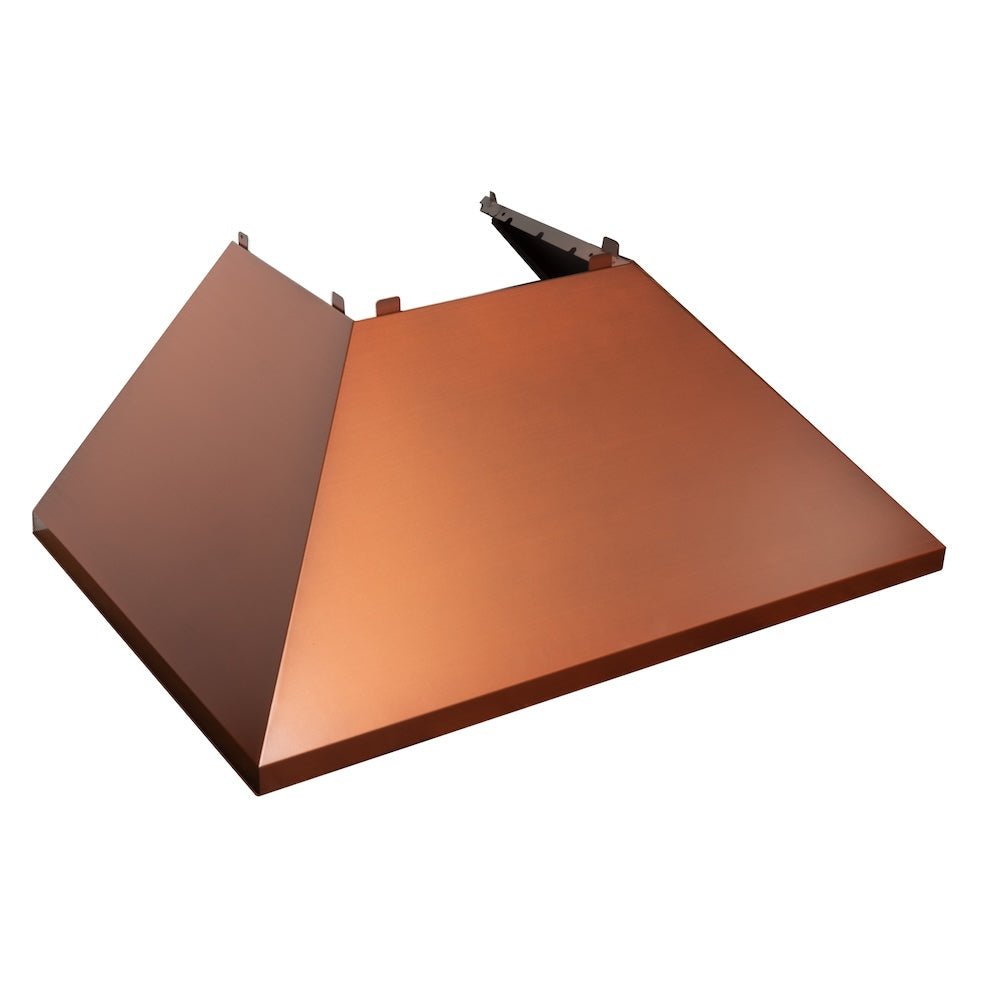 ZLINE 30 in. Ducted Satin Stainless Steel Wall Mount Range Hood with Copper Shell (8654C-30)