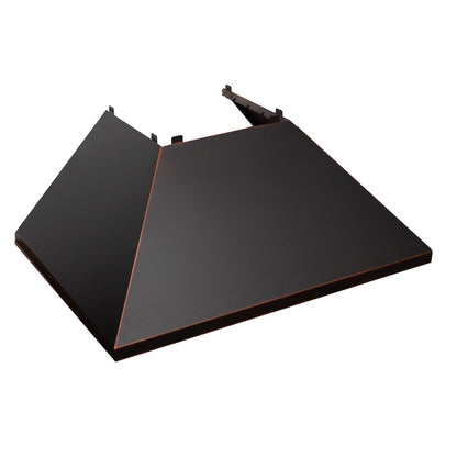 ZLINE 36 in. Ducted Satin Stainless Steel Wall Mount Range Hood with Oil Rubbed Bronze Shell (8654ORB-36)