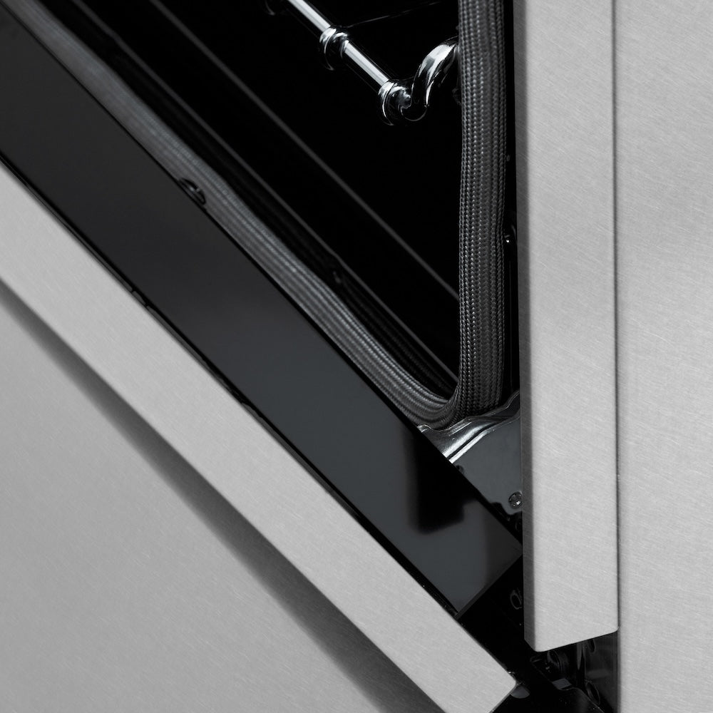 ZLINE 36 in. 4.6 cu. ft. Legacy Dual Fuel Range with 6 Burner Gas Cooktop and Electric Convection Oven in Satin Stainless Steel (RAS-SN-36)