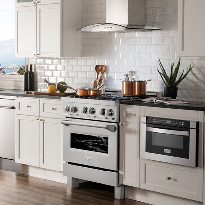 30 inch dual fuel range