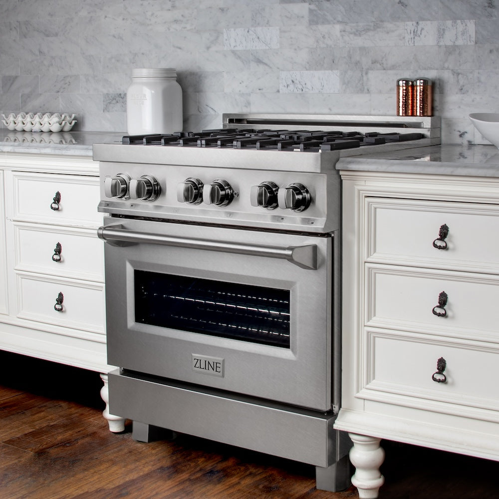 30 inch dual fuel range