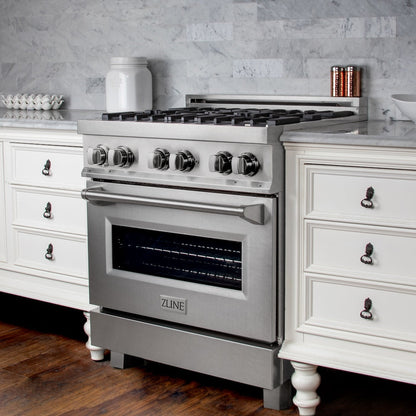 30 inch dual fuel range