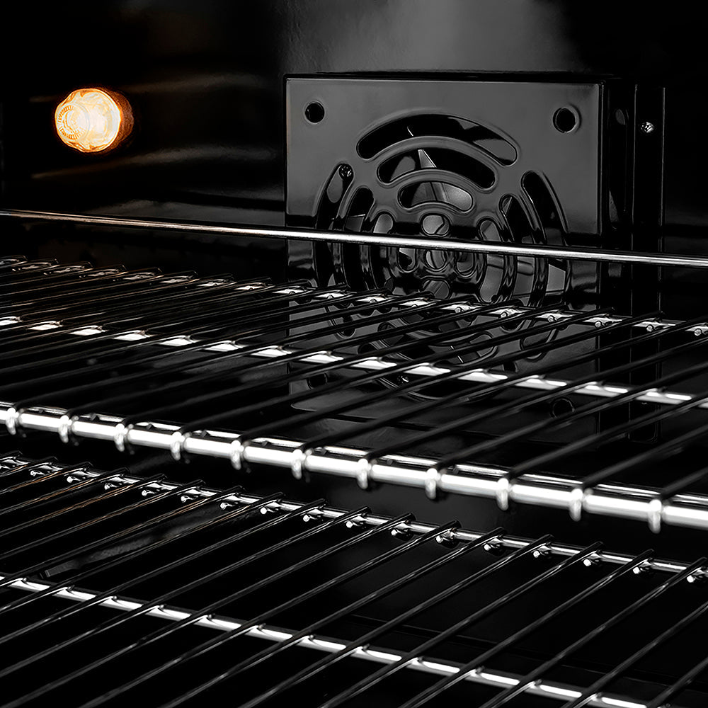 ZLINE Autograph Edition 30 in. 4.2 cu. ft. Paramount Dual Fuel Range with 4 Burner DuoPro™ Cooktop and Electric Convection Oven in Satin Stainless Steel with White Matte Door and Champagne Bronze Accents (PSDRSZ-WM-30-CB)