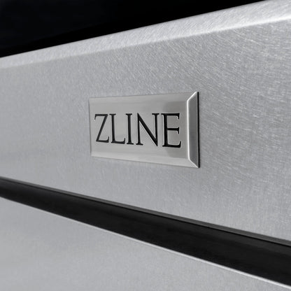 ZLINE 36 in. 5.2 cu. ft. Paramount Gas Range with Convection Gas Oven in Satin Stainless Steel with 6 Brass Burners (SGRS-BR-36)