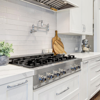 ZLINE 36 in. Legacy Gas Rangetop with 6 Burners and Porcelain Cooktop in Satin Stainless Steel (RTS-36)