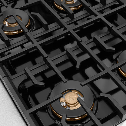 ZLINE 30 in. Paramount Gas Rangetop with 4 Burner DuoPro™ Cooktop in Satin Stainless Steel (PSRTS-30)