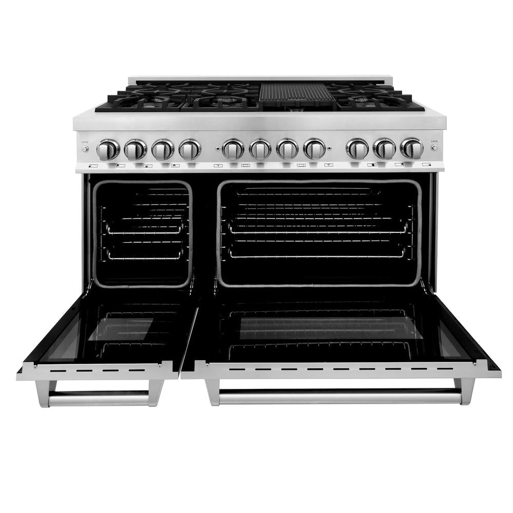 48 inch dual fuel range