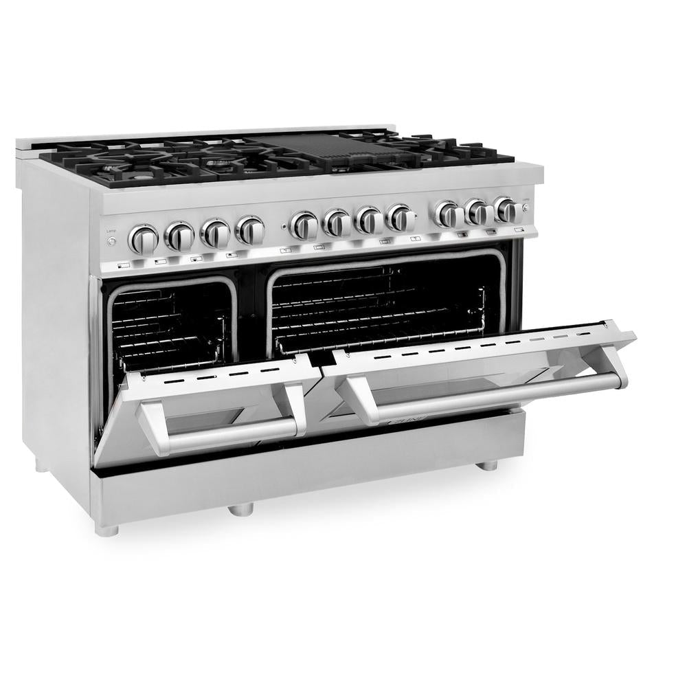 48 inch dual fuel range