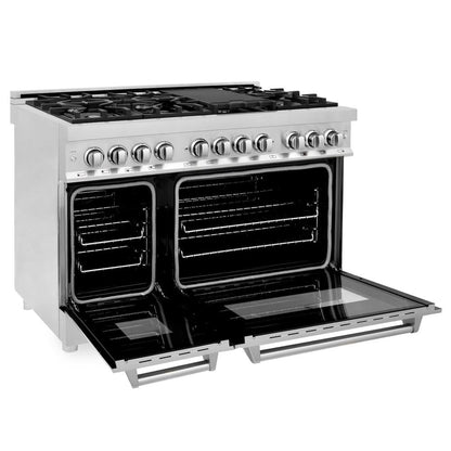 48 inch dual fuel range