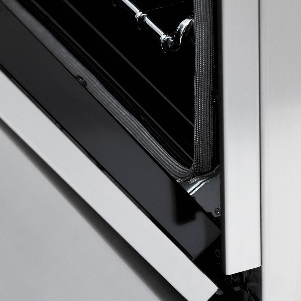 ZLINE Autograph Edition 36 in. 4.6 cu. ft. Legacy Dual Fuel Range with 6 Burner Gas Cooktop and Electric Convection Oven in Stainless Steel and Champagne Bronze Accents (RAZ-36-CB)