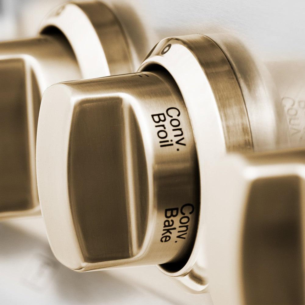 ZLINE Autograph Edition 48 in. Kitchen Package with Stainless Steel Dual Fuel Range and Range Hood with Polished Gold Accents (2AKP-RARH48-G)