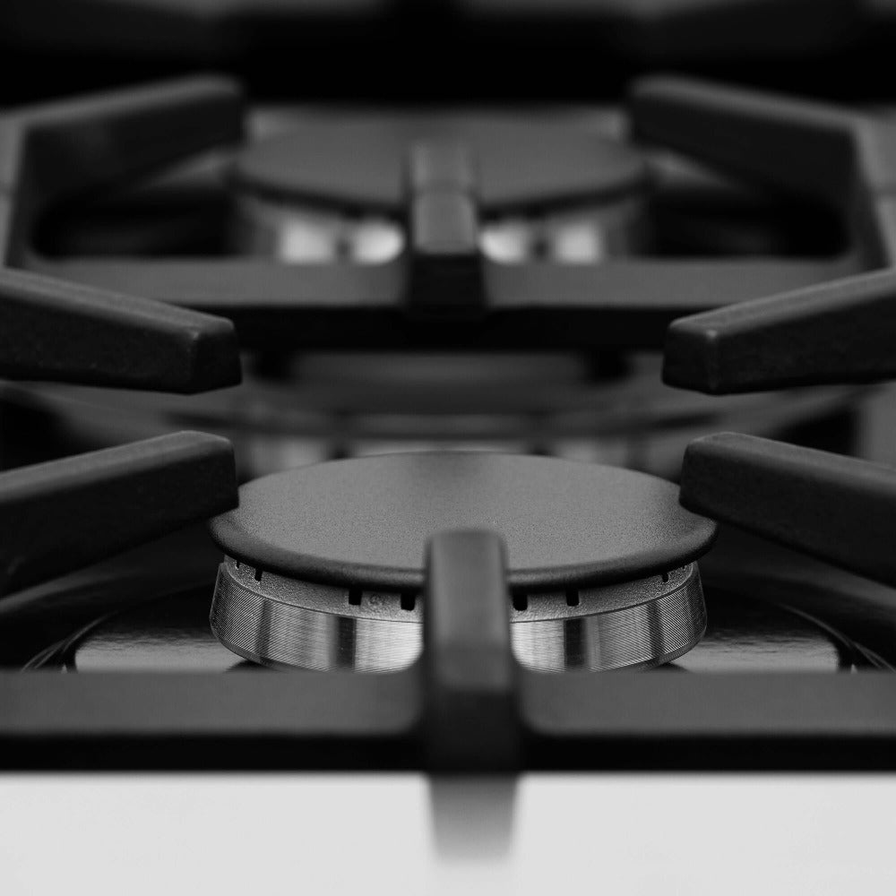 ZLINE Kitchen Package with Refrigerator, 30 in. Stainless Steel Rangetop, 30 in. Range Hood, 30 in. Single Wall Oven and 24 in. Tall Tub Dishwasher (5KPR-RTRH30-AWSDWV)