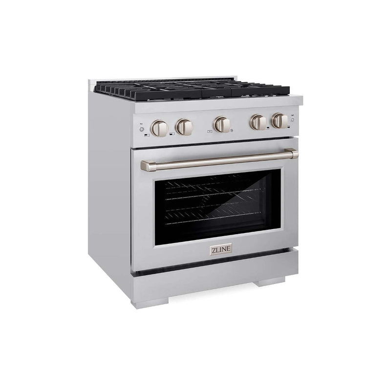 ZLINE Paramount 30 inch gas range stainless steel SGR30