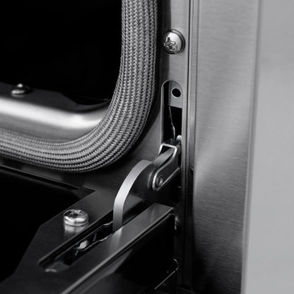 ZLINE 36 in. 5.2 cu. ft. Paramount Induction Range with 5 Element Cooktop and Electric Convection Oven in Stainless Steel with White Matte Door (SINR-WM-36)