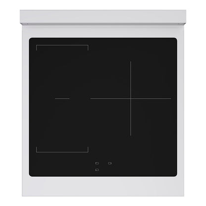 ZLINE Autograph Edition 24 in. 3.2 cu. ft. Paramount Induction Range with 3 Element Cooktop and Electric Convection Oven in Stainless Steel with Matte Black Accents (SINRZ-24-MB)