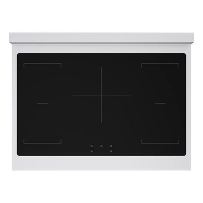 ZLINE Autograph Edition 36 in. 5.2 cu. ft. Paramount Induction Range with 5 Element Cooktop and Electric Convection Oven in Stainless Steel with Polished Gold Helix Handle and Knob Accents (SINRZ-36-KG)