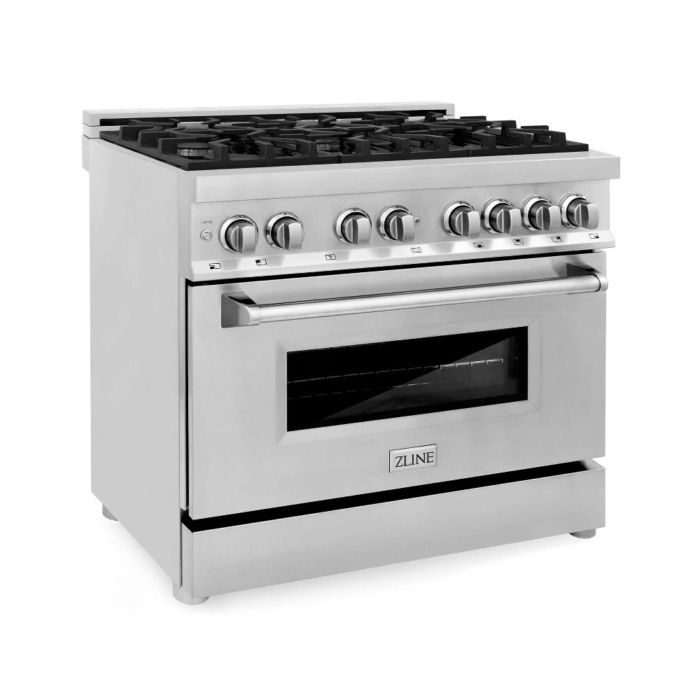 36 inch dual fuel range