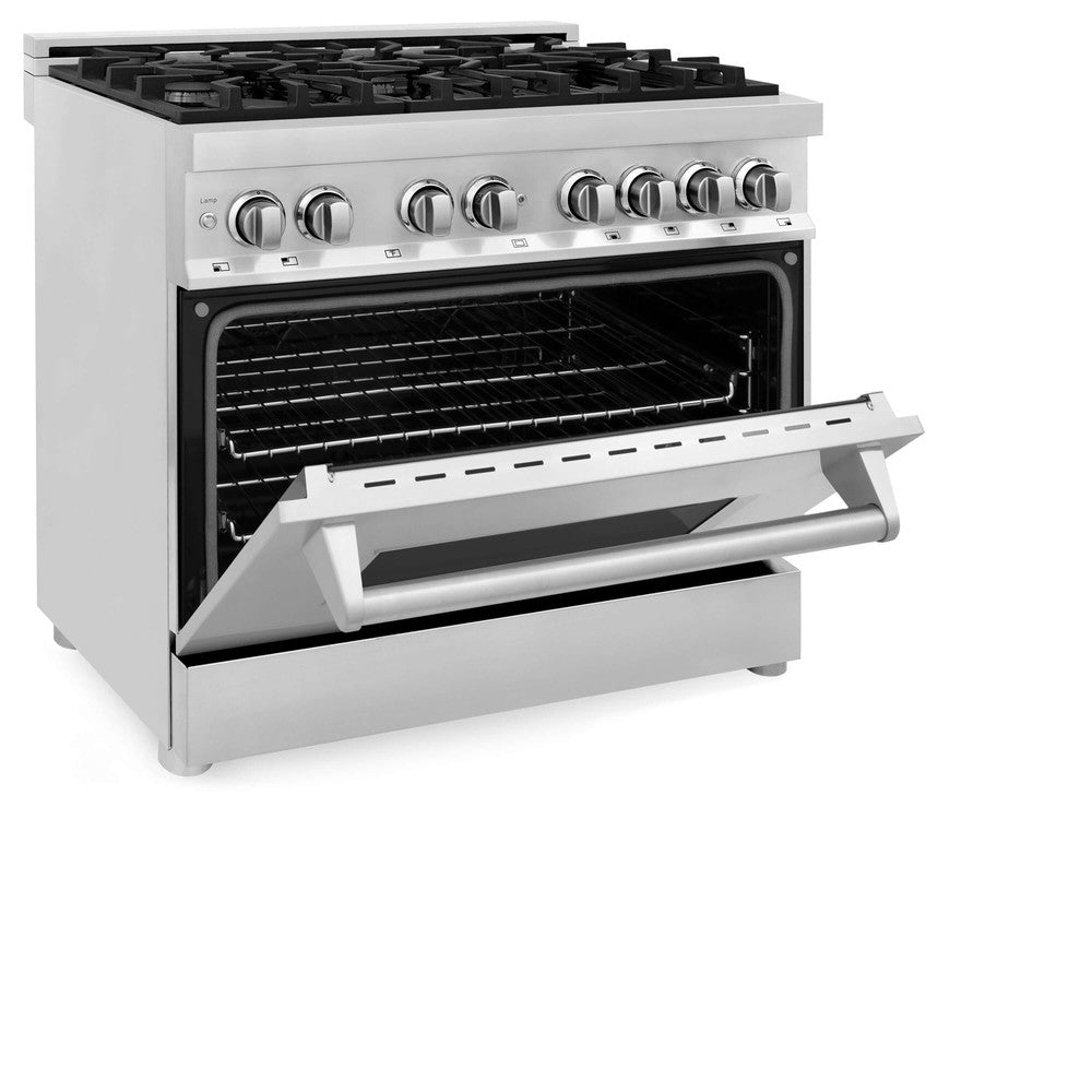 36 inch dual fuel range