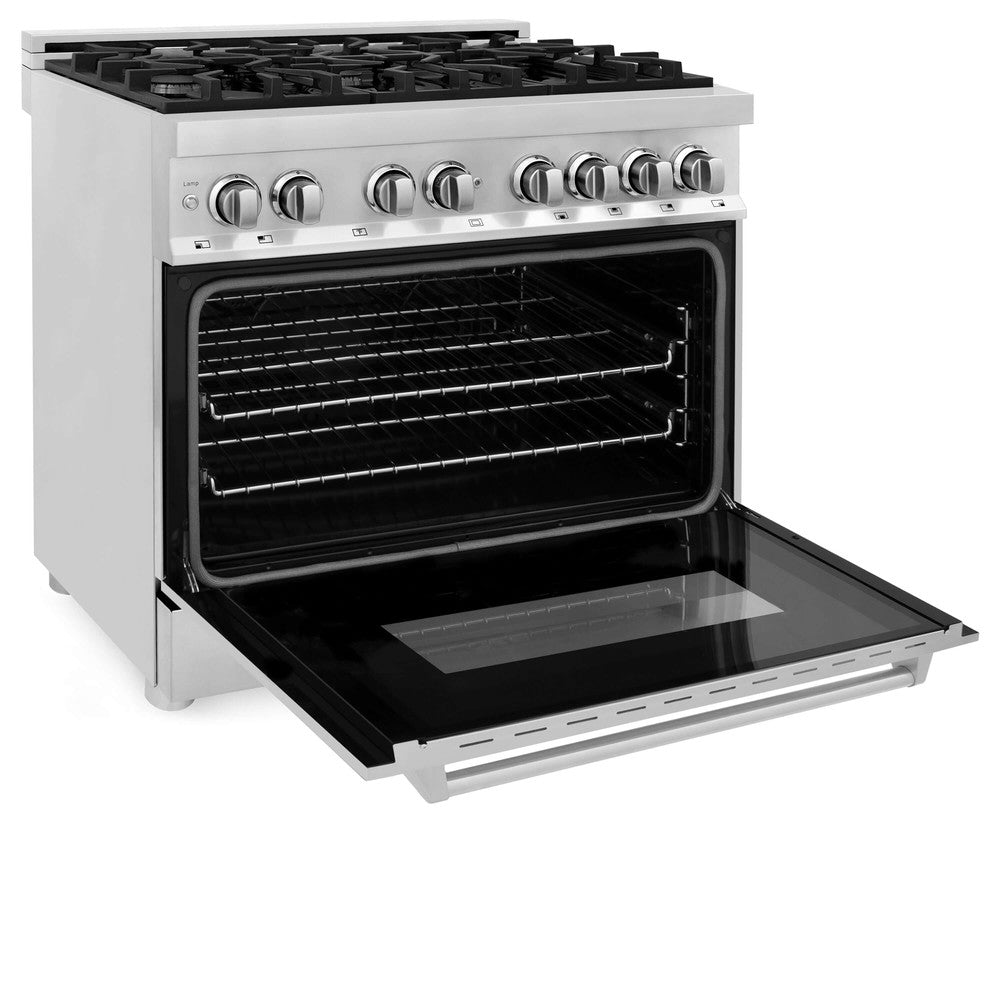 36 inch dual fuel range