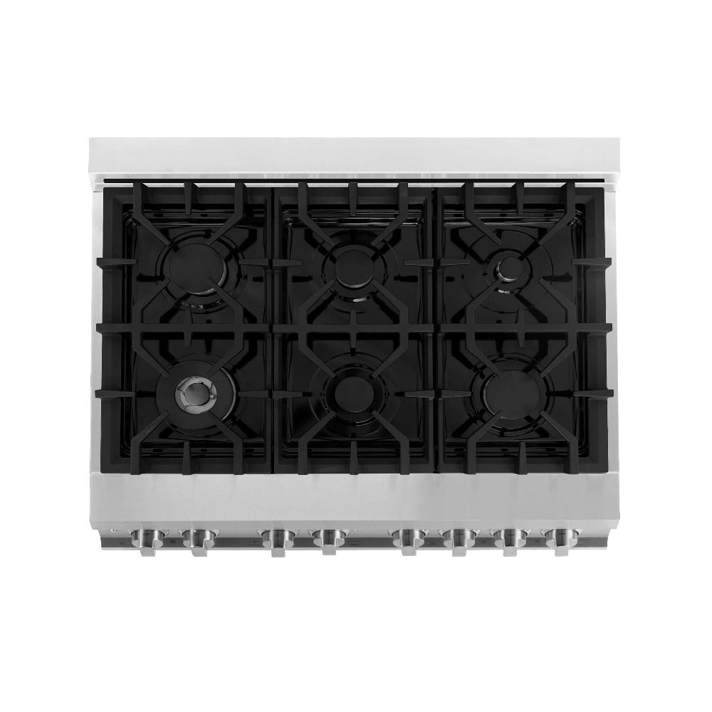 36 inch dual fuel range