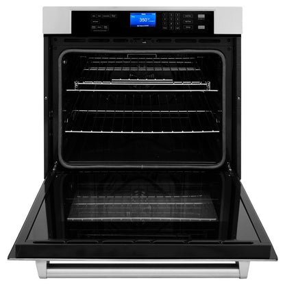 ZLINE Kitchen Package with 30 in. Stainless Steel Rangetop and 30 in. Single Wall Oven (2KP-RTAWS30)