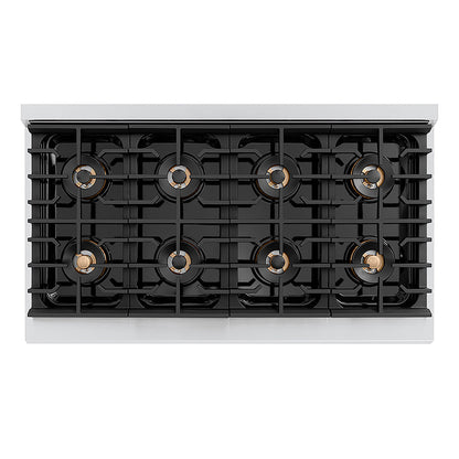 ZLINE 48 in. Paramount Gas Rangetop with 8 Burner DuoPro™ Cooktop in Stainless Steel (PSRT48)