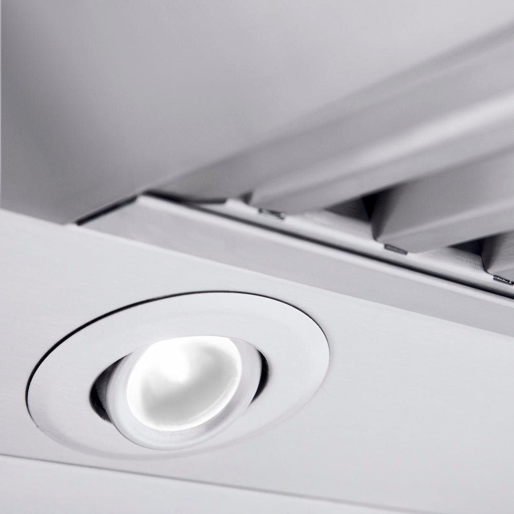 ZLINE 60 in. Professional Convertible Vent Wall Mount Range Hood in Stainless Steel with Crown Molding (597CRN-60)