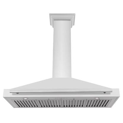 ZLINE 48 in. Convertible Stainless Steel Range Hood with Stainless Steel Handle (KB4STX-48)