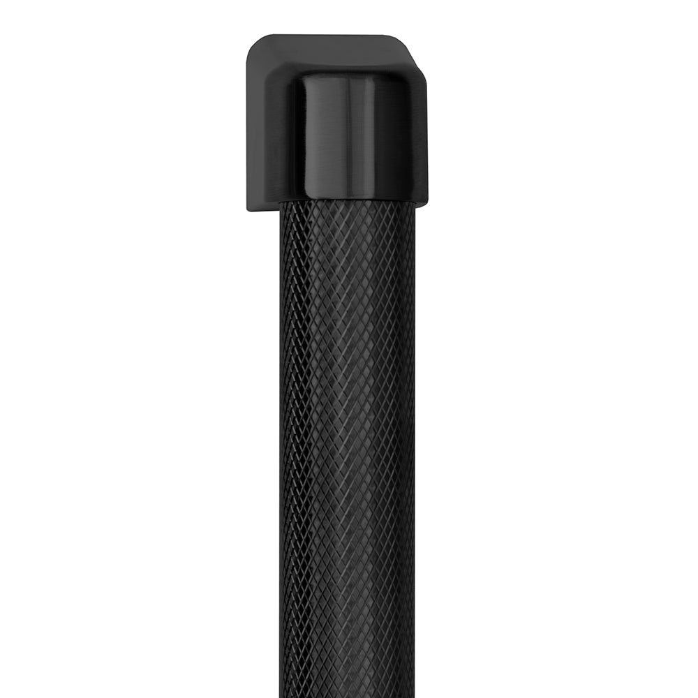 ZLINE Helix Handle (Set of 1) for Undercounter Wine & Beverage Coolers and Ice Makers in Black Stainless Steel (RWVHZ618-K-BS)