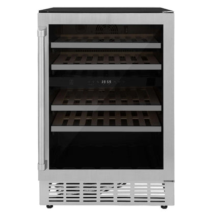 ZLINE 36 in. Kitchen Package with Stainless Steel Gas Range, Range Hood, Microwave Drawer, Tall Tub Dishwasher and Wine Cooler (5KP-SGRRH36-MWDWV-RWV)