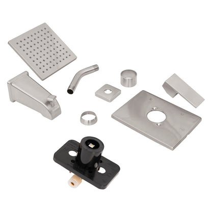 ZLINE Palisades Modern Shower System in Brushed Nickel (RBCN2-SHS-BN)