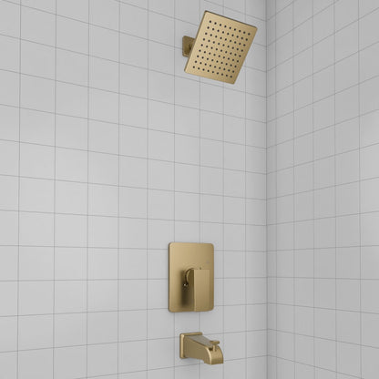 ZLINE Palisades Modern Shower System in Champagne Bronze (RBCN2-SHS-CB)