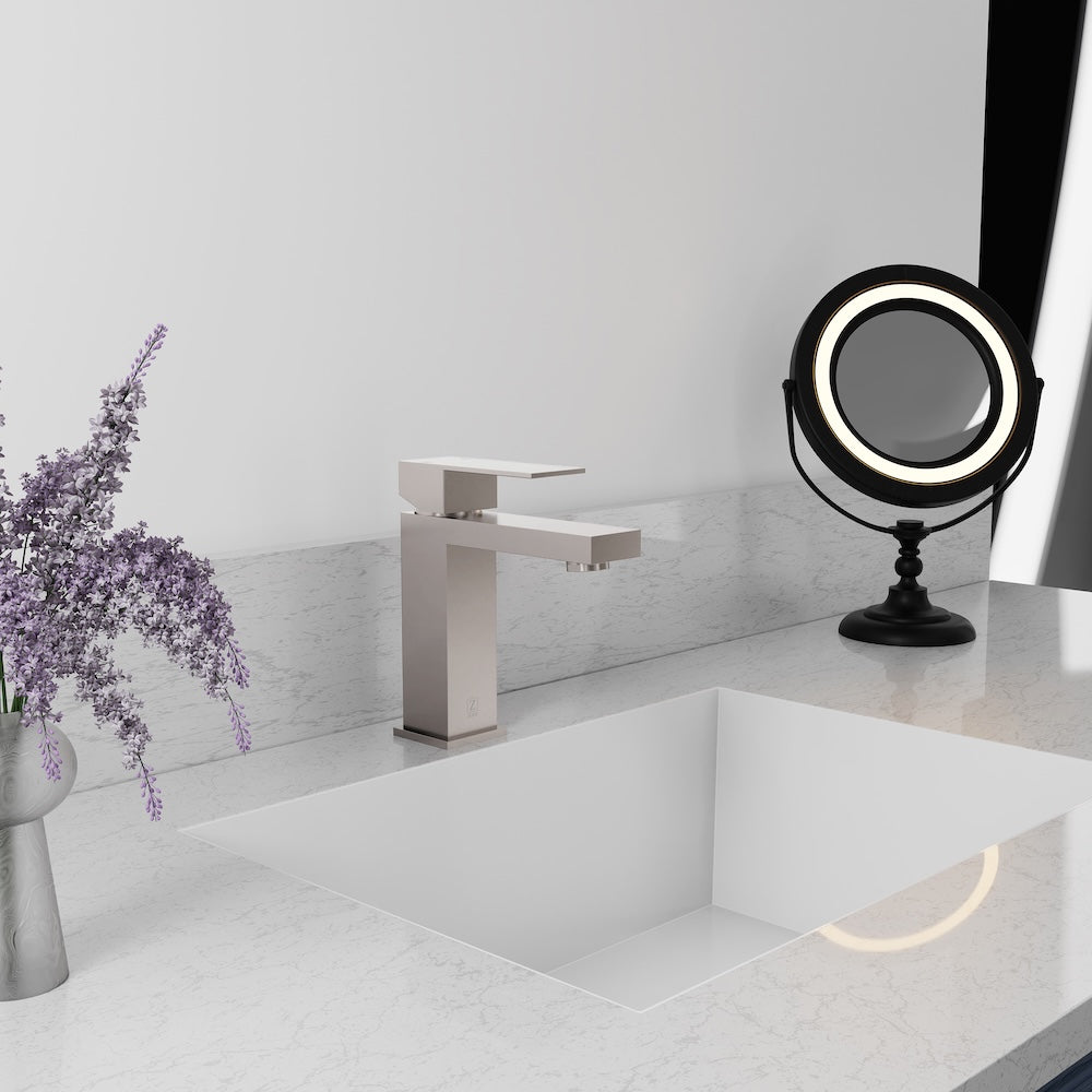 ZLINE Palisades Modern Single Handle Bath Faucet in Brushed Nickel (RBCN2-BF-BN)
