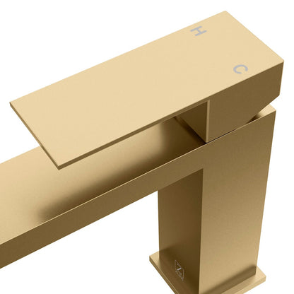 ZLINE Palisades Modern Single Handle Bath Faucet in Champagne Bronze (RBCN2-BF-CB)