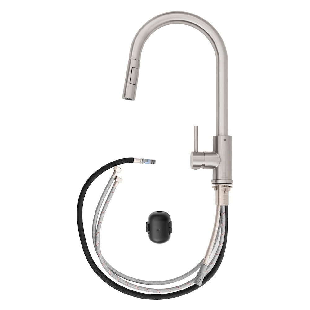 ZLINE Palisades Pull Down Single Handle Kitchen Faucet in Brushed Nickel (RBCN1-KF-BN)