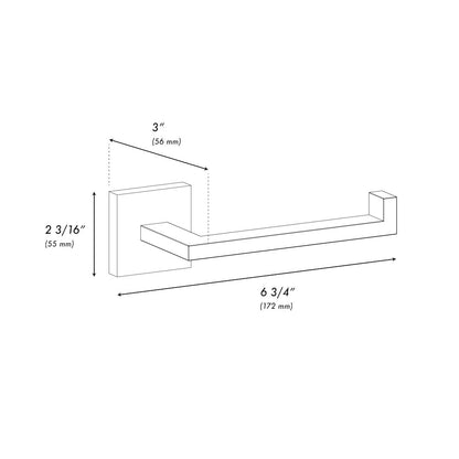 ZLINE Palisades Toilet Paper Holder in Brushed Nickel (RBCN1-TP-BN)