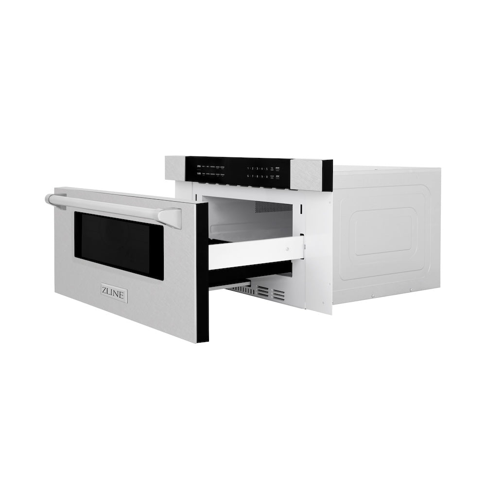 ZLINE 30 in 1.2 cu. ft. Built-in Microwave Drawer in Satin Stainless Steel (MWD-30-SS)