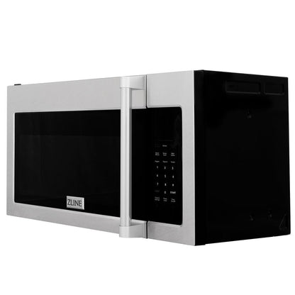 ZLINE 30 in. 1.5 cu. ft. Over-The-Range Convection Microwave Oven in Satin Stainless Steel with Traditional Handle and Sensor Cooking (MWO-OTR-H-30-SS)