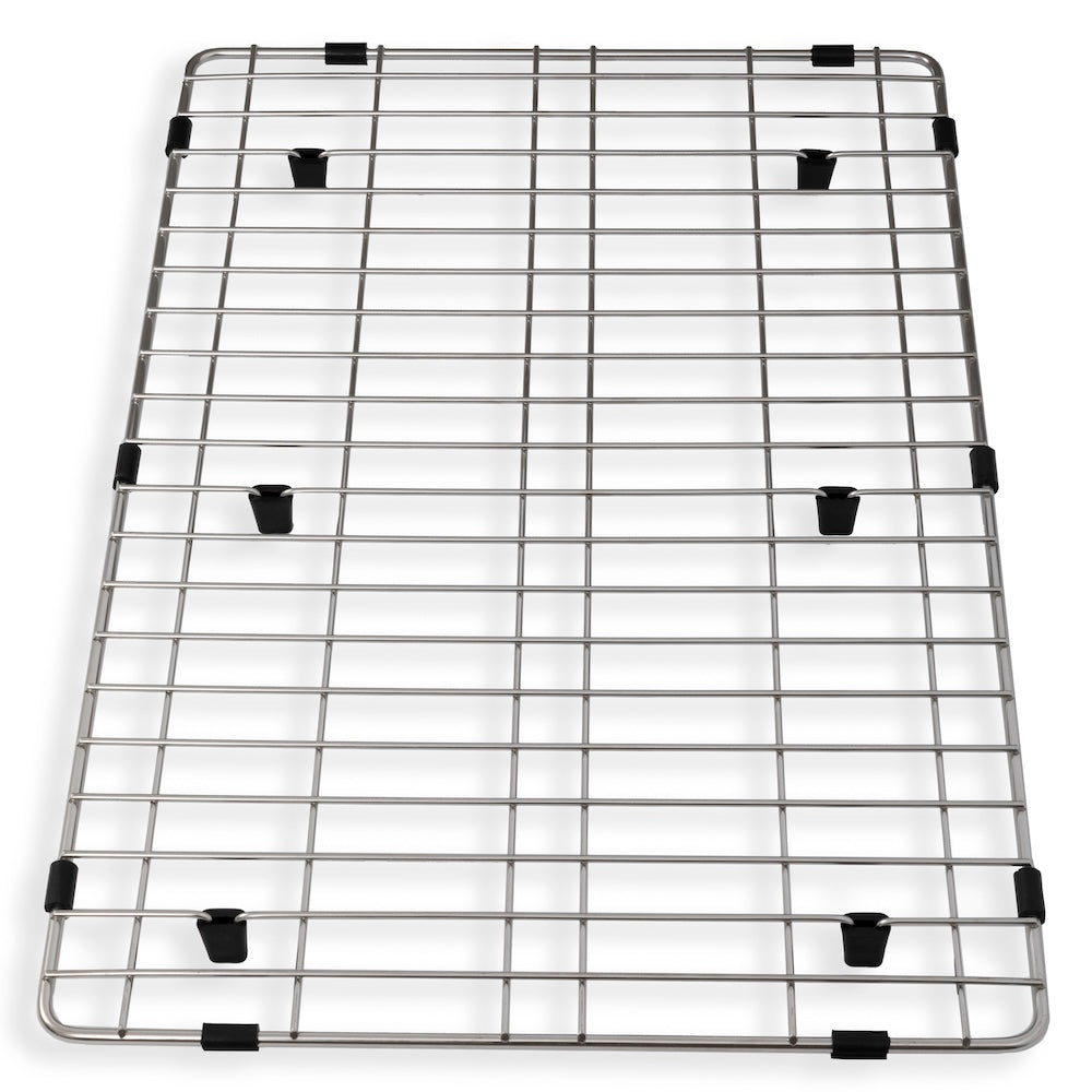 ZLINE 43 in. Garmisch Undermount Single Bowl Satin Stainless Steel Kitchen Sink with Bottom Grid and Accessories (SLS-43S)