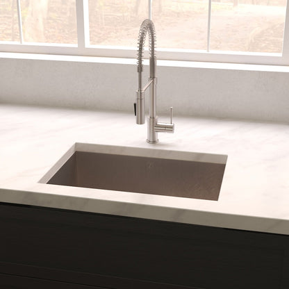 ZLINE 30 in. Meribel Undermount Single Bowl Satin Stainless Steel Kitchen Sink with Bottom Grid (SRS-30S)