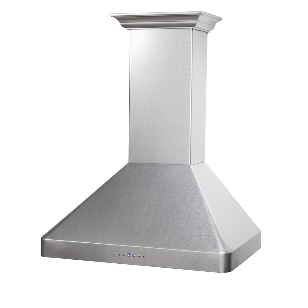 ZLINE 30 in. Ducted Wall Mount Range Hood in Satin Stainless Steel (8KF2S-30)