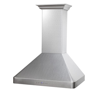 ZLINE 30 in. Ducted Wall Mount Range Hood in Satin Stainless Steel (8KF2S-30)