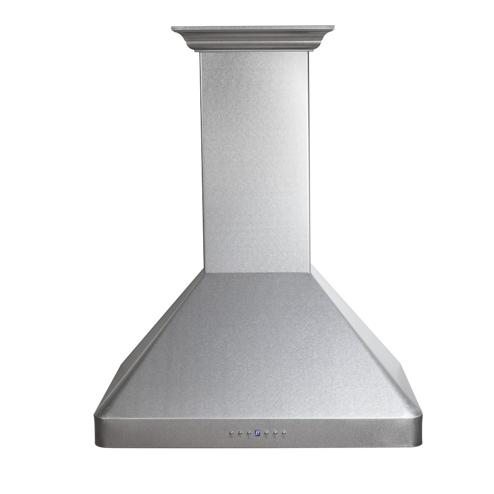 ZLINE 36 in. Ducted Wall Mount Range Hood in Satin Stainless Steel (8KF2S-36)
