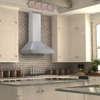 ZLINE 36 in. Ducted Wall Mount Range Hood in Satin Stainless Steel (8KF2S-36)