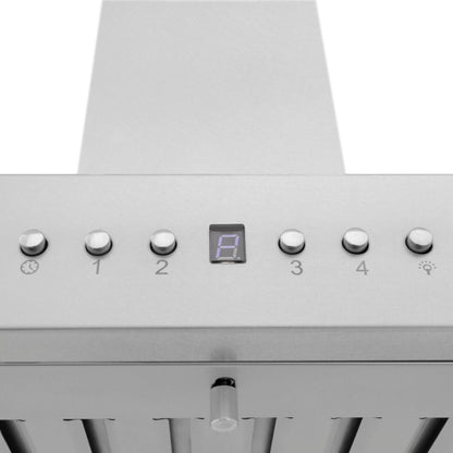 ZLINE 36 in. Convertible Vent Wall Mount Range Hood in Satin Stainless Steel (8KL3S-36)